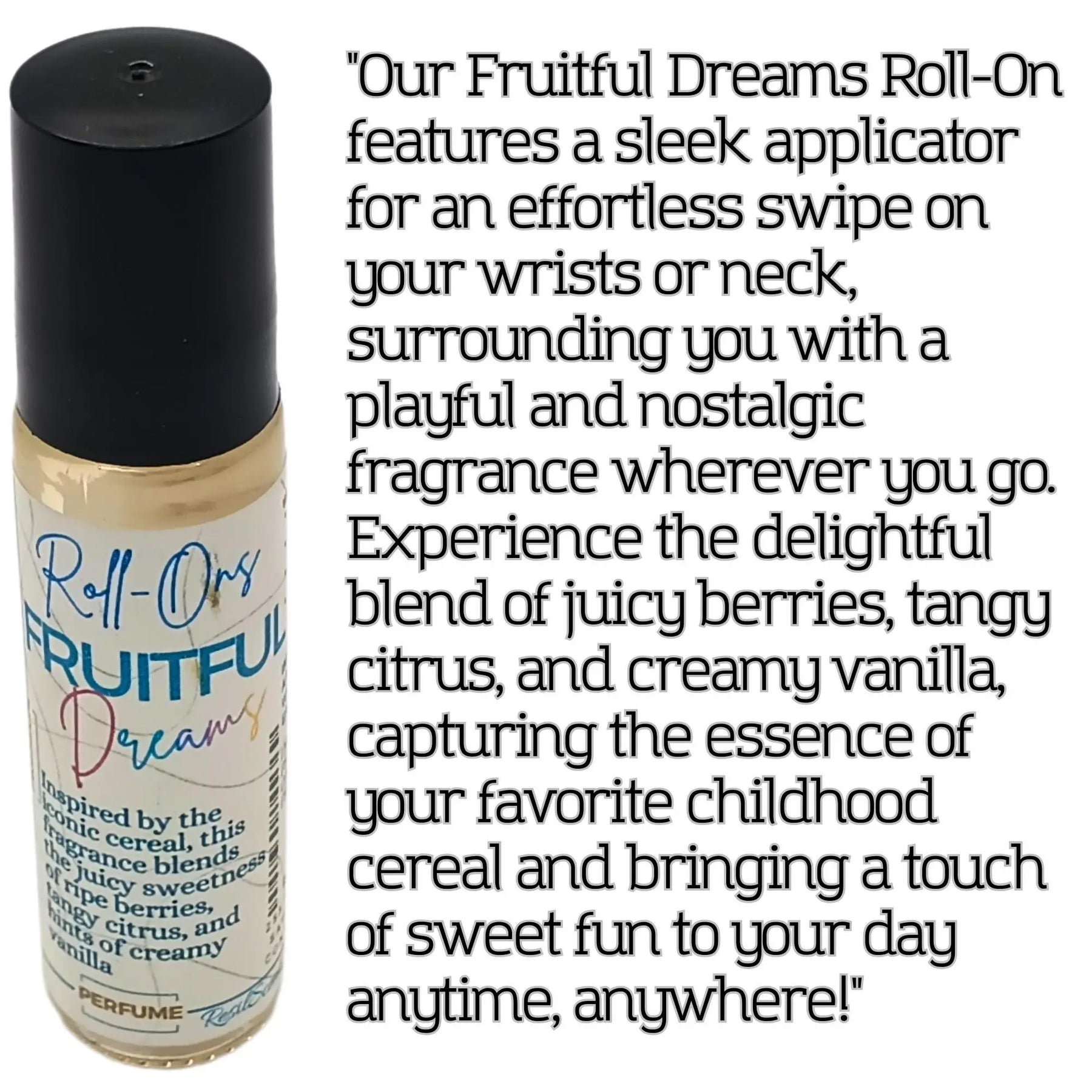Fruitful Dreams Roll-On Oil – Fun. Fresh. Nostalgic. by ResilScents, natural skincare detail photo 2