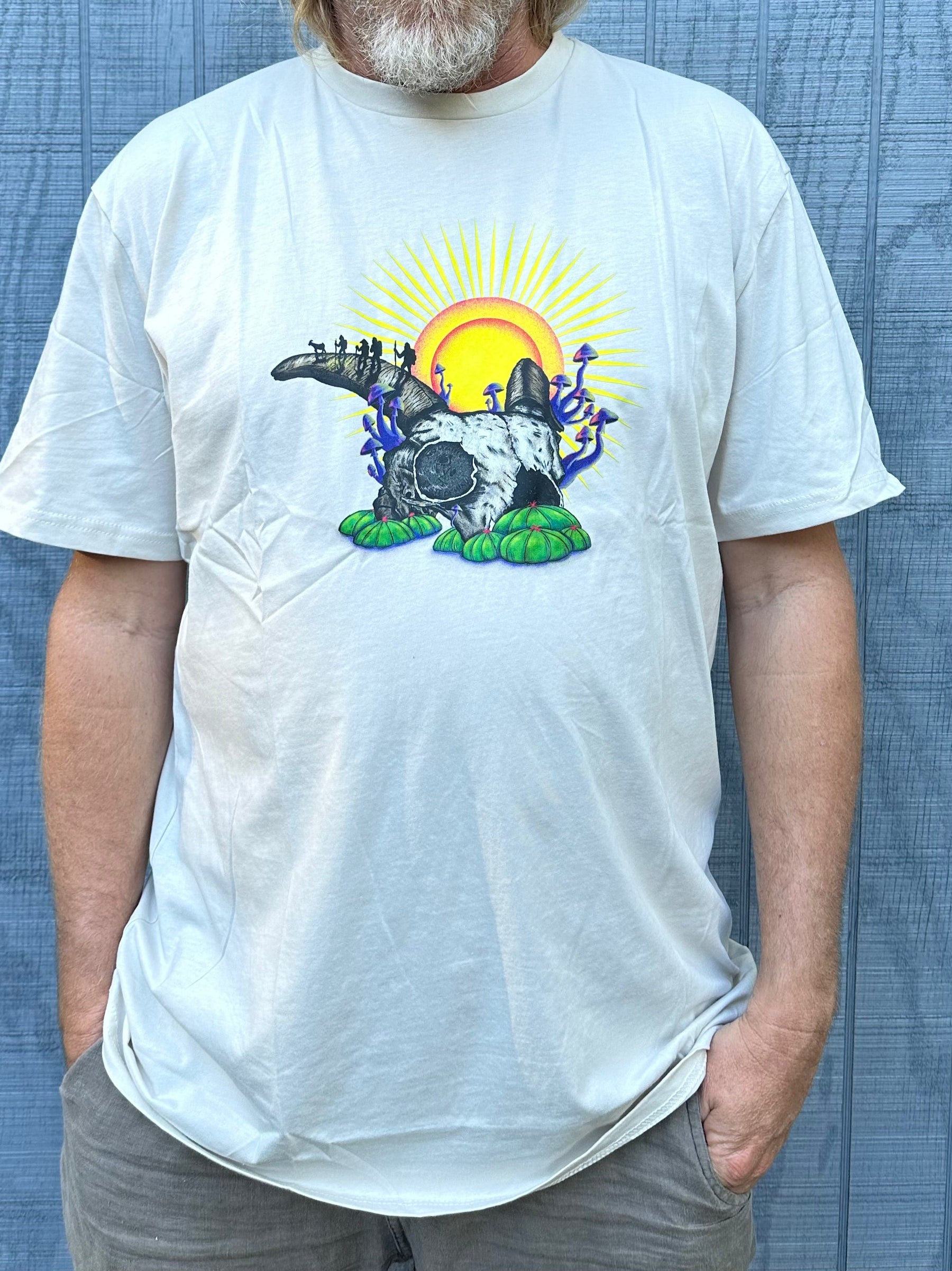 Desert Wanderer Short-Sleeve T-Shirt organic cotton T-shirt by Nomadic State of Mind