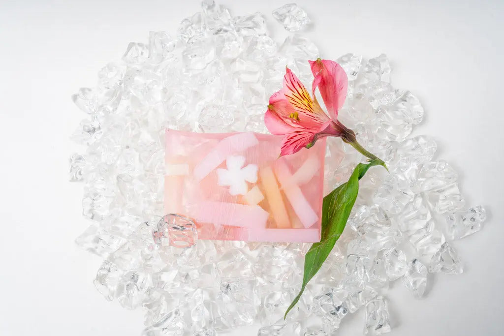 Grapefruit Splash Soap Slice 5.5 Oz. by Essential Journeys, natural skincare detail photo 4