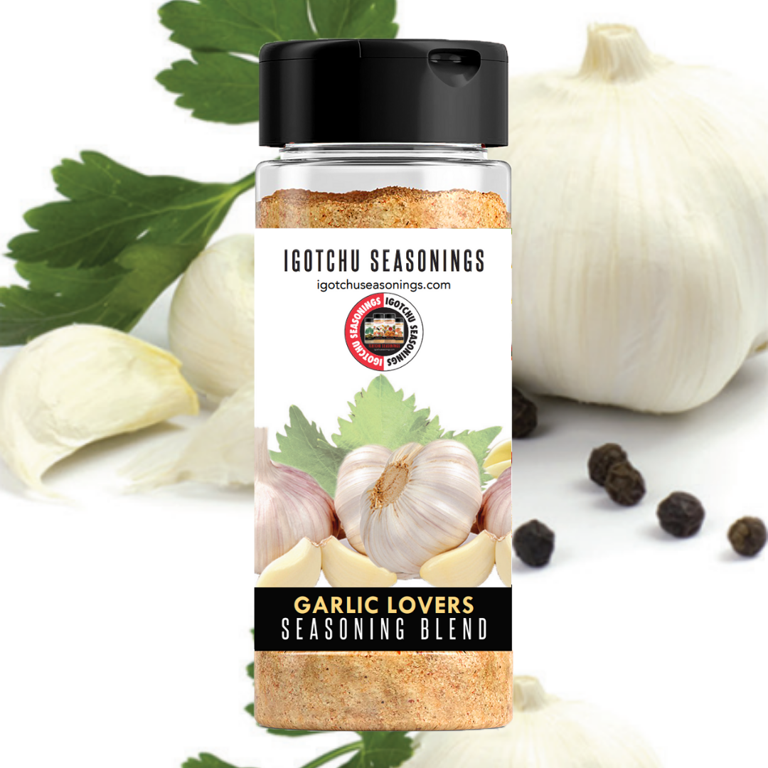 Igotchu Garlic Lovers seasoning by Igotchu Seasonings, Southern food gift detail photo 2