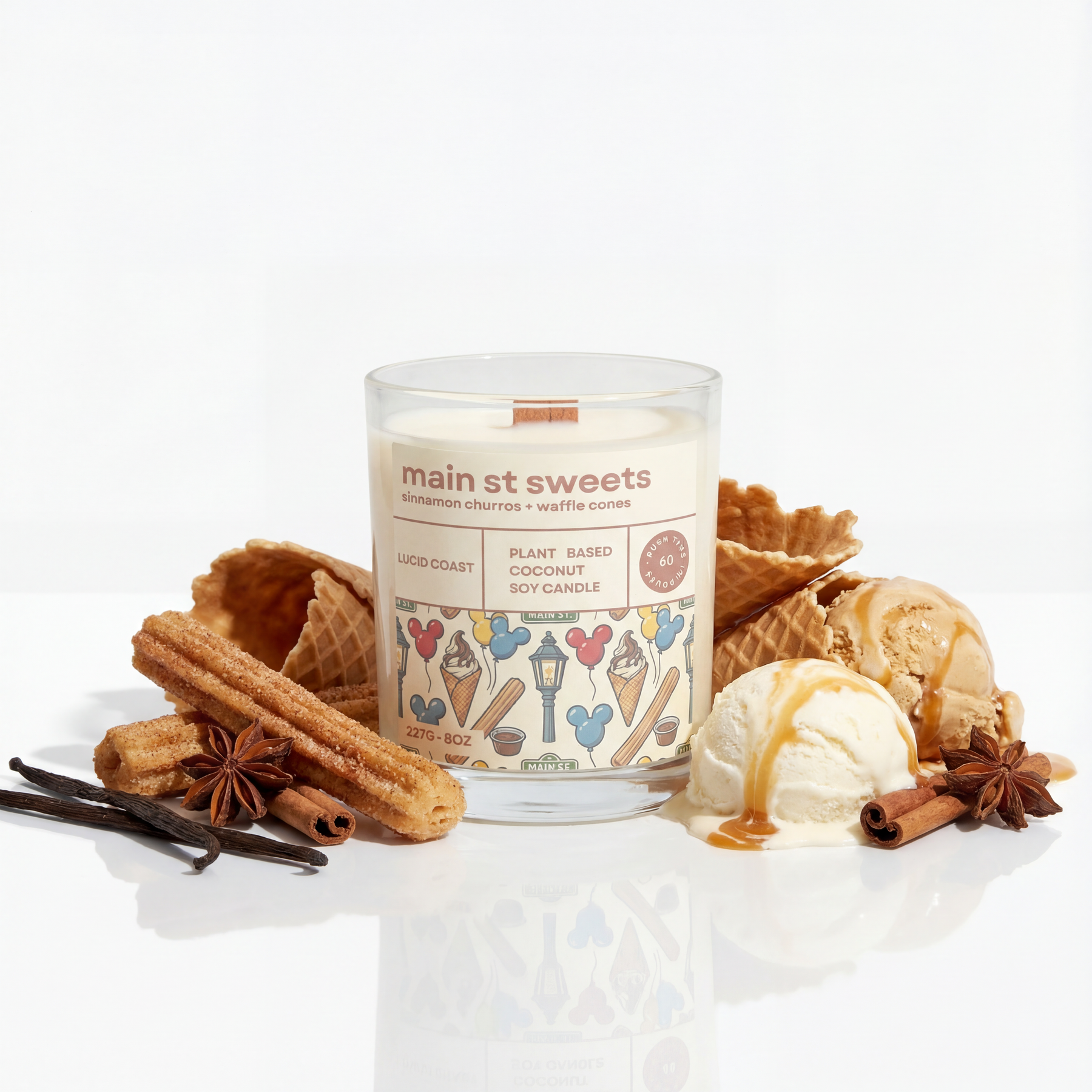 Main Street Sweets Candle by Lucid Coast Co. product image 3
