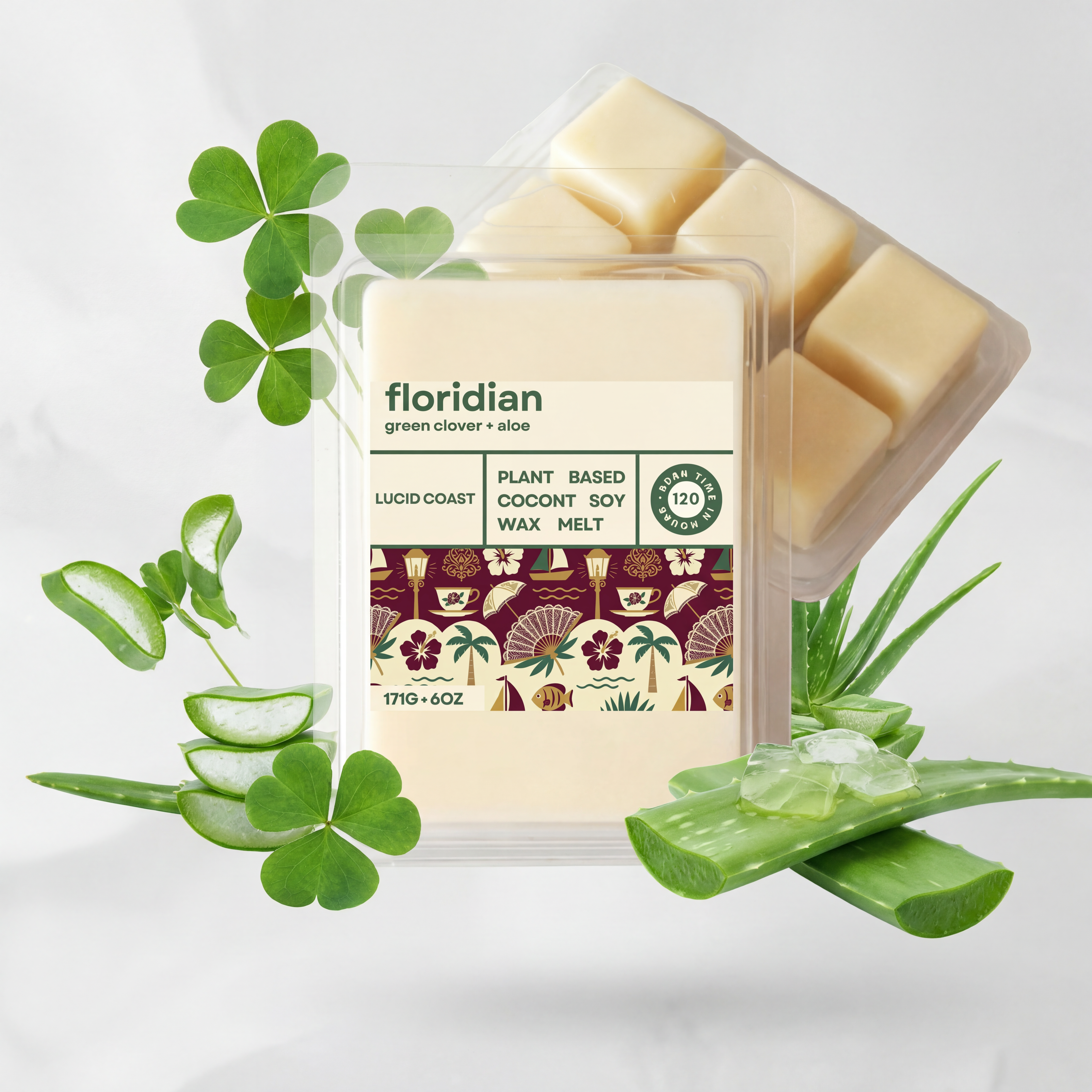Floridian Wax Melt by Lucid Coast Co. product image 1