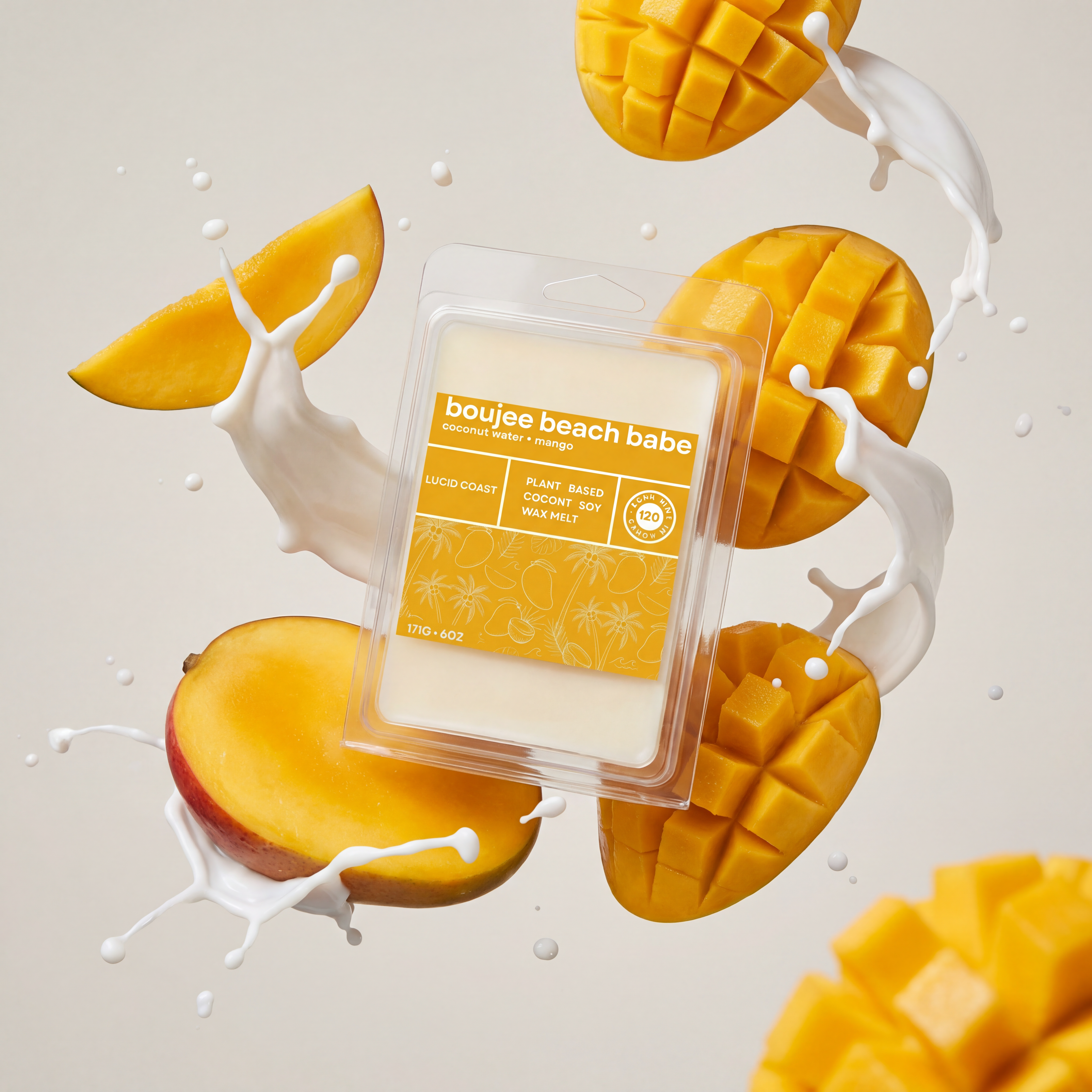 Boujee Beach Babe Wax Melt by Lucid Coast Co. product image 2
