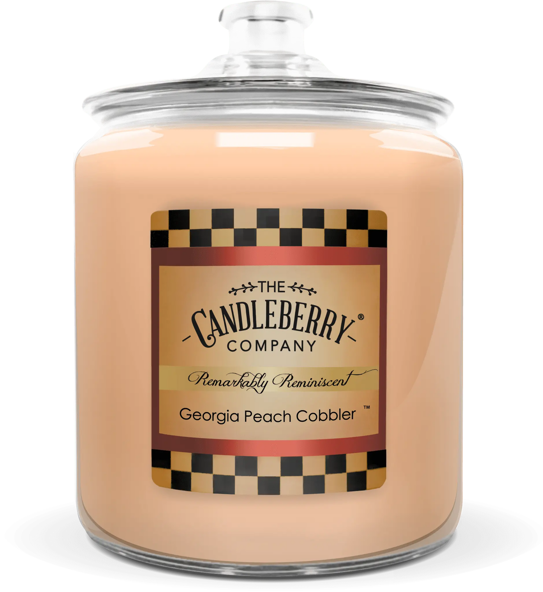 Georgia Peach Cobbler™, 4 - Wick, Cookie Jar Candle (Collective) by The Candleberry® Candle Company, scented candle main product photo