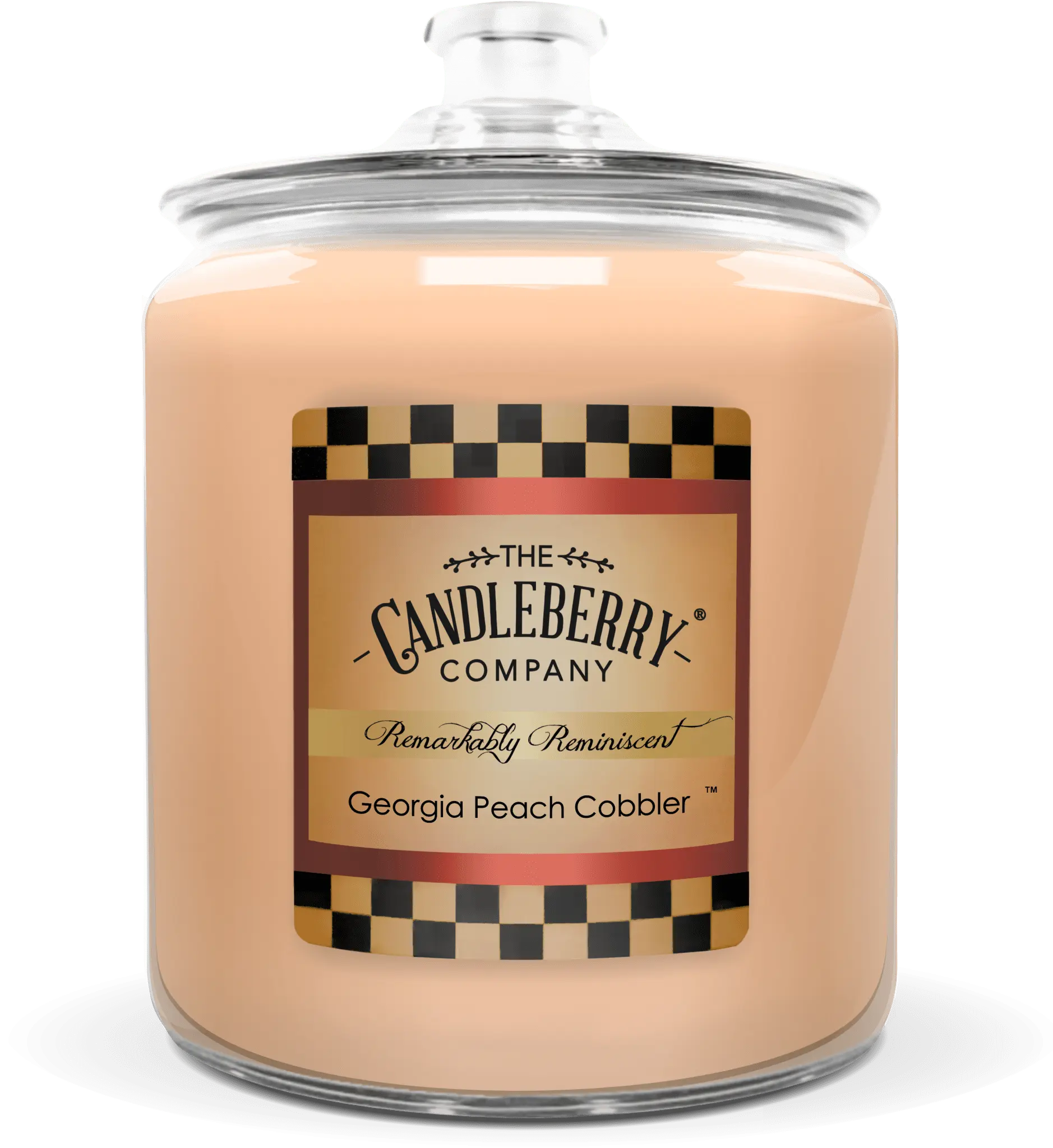 Georgia Peach Cobbler™, 4 - Wick, Cookie Jar Candle (Collective) The Candleberry® Candle Company