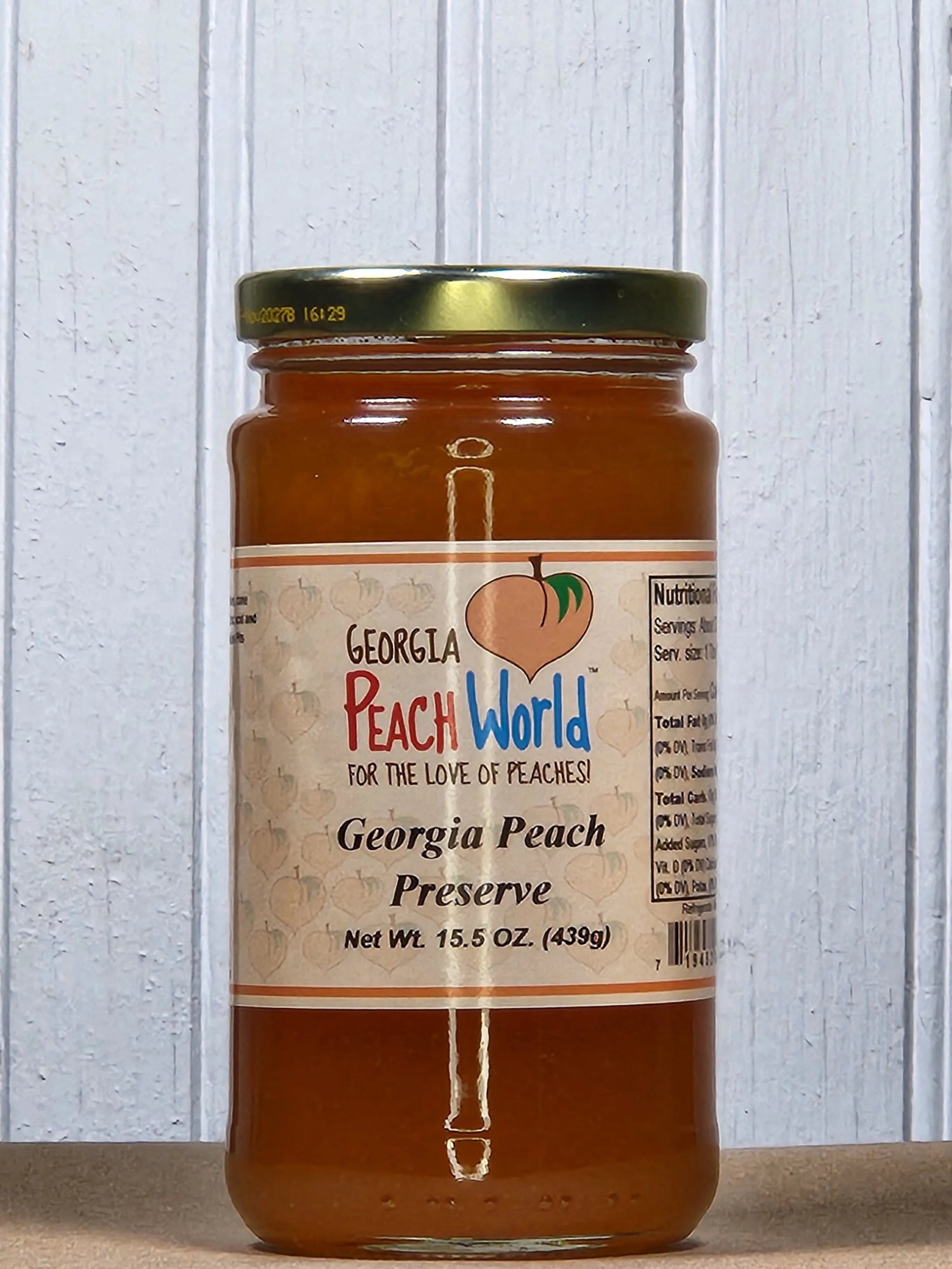 Georgia Peach Preserves 14.5 oz Georgia Peach World