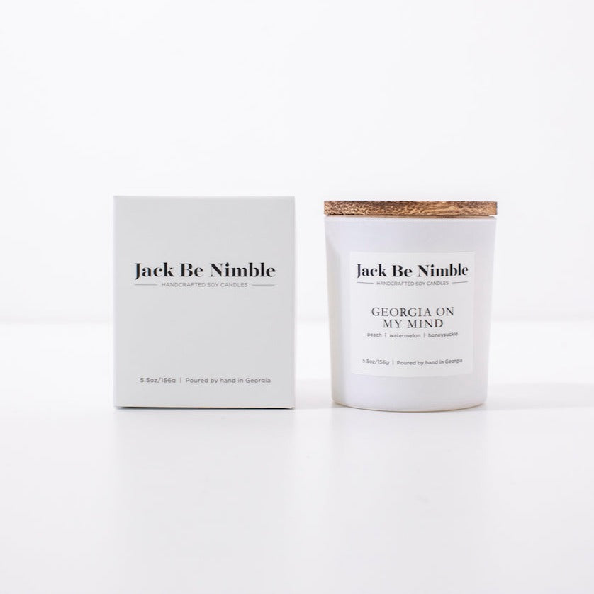 5.5 oz Georgia On My Mind Soy Candle by Jack Be Nimble Candles image 1