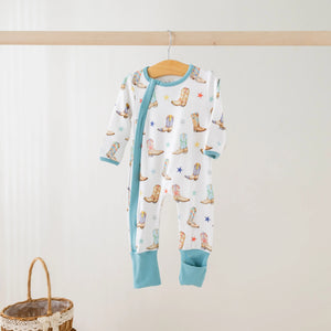 Giddy Up Organic Cotton Kids Pajamas by Nola Tawk, Southern food gift detail photo 2