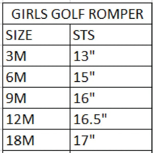 Girls Fairway Golf Romper by Seven Lantern Lane, Southern lifestyle apparel detail photo 7