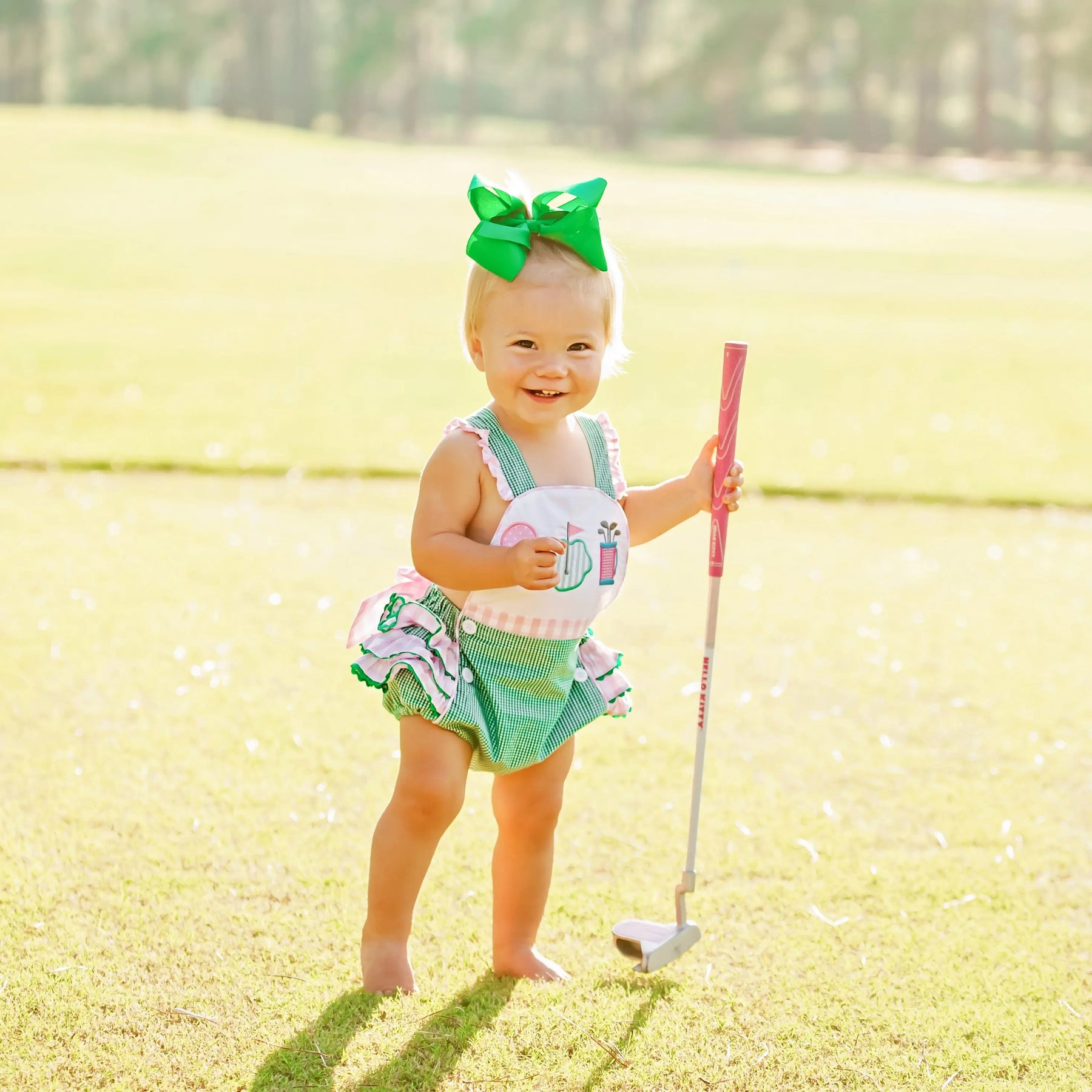 Girls Par-Tee Golf Bubble by Seven Lantern Lane, Southern lifestyle apparel detail photo 3