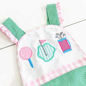 Girls Par-Tee Golf Bubble by Seven Lantern Lane, Southern lifestyle apparel detail photo 18