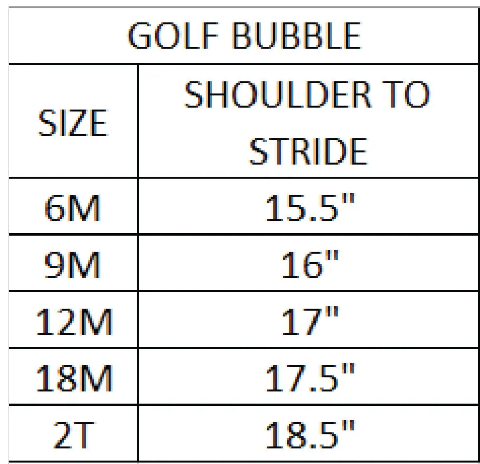 Girls Par-Tee Golf Bubble by Seven Lantern Lane, Southern lifestyle apparel detail photo 19
