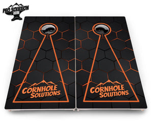 Glow Hole Black Cornhole Boards - Pro Solution Elite Series by Cornhole Solutions, custom cornhole board detail photo 10