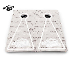 Glow Hole White Cornhole Boards - Pro Solution Lite Series by Cornhole Solutions, custom cornhole board detail photo 8