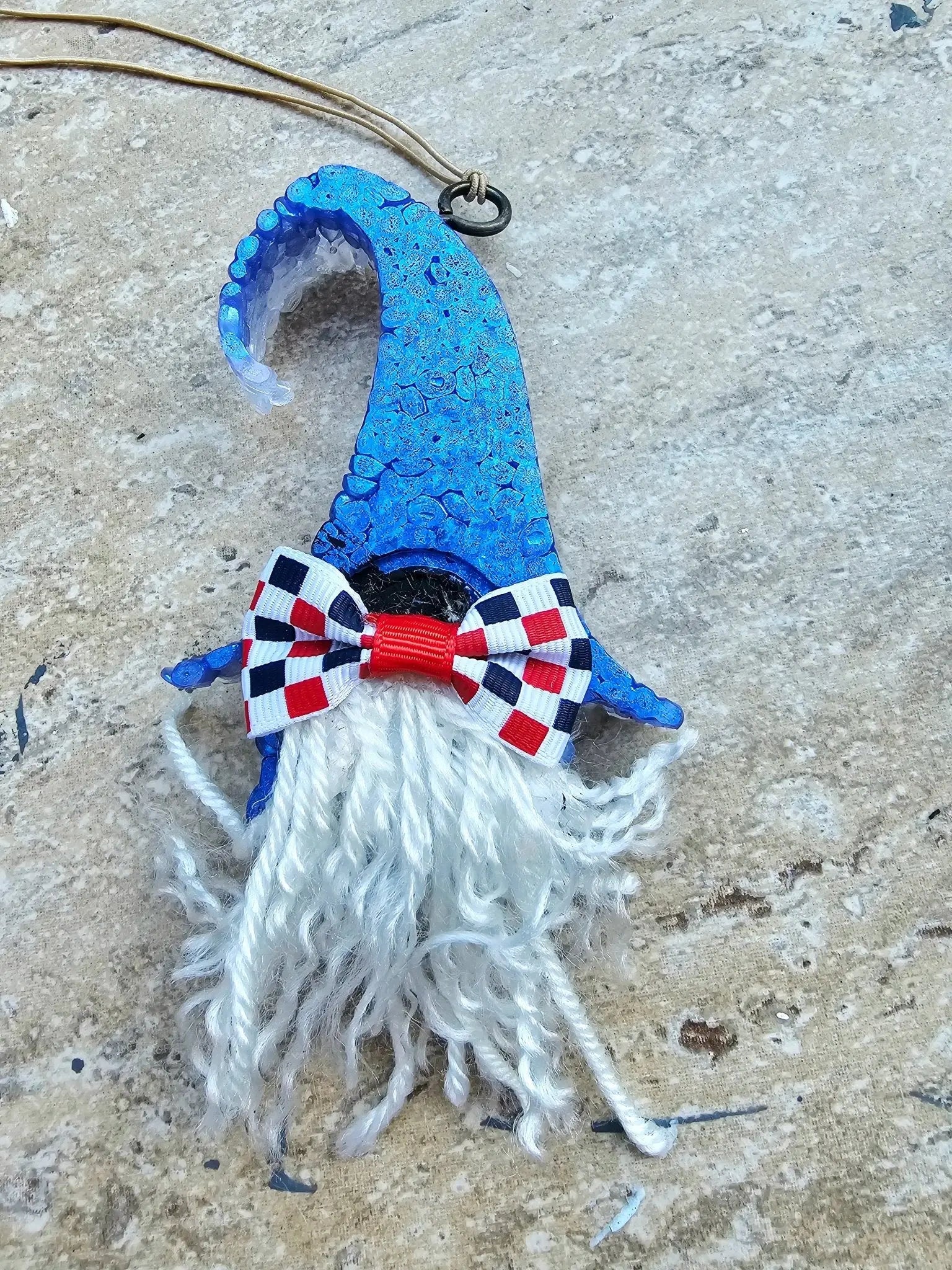 Handmade Gnome Car Freshie: Whimsical Aroma Bead Air Freshener - Long Lasting Fragrance for Your Car!