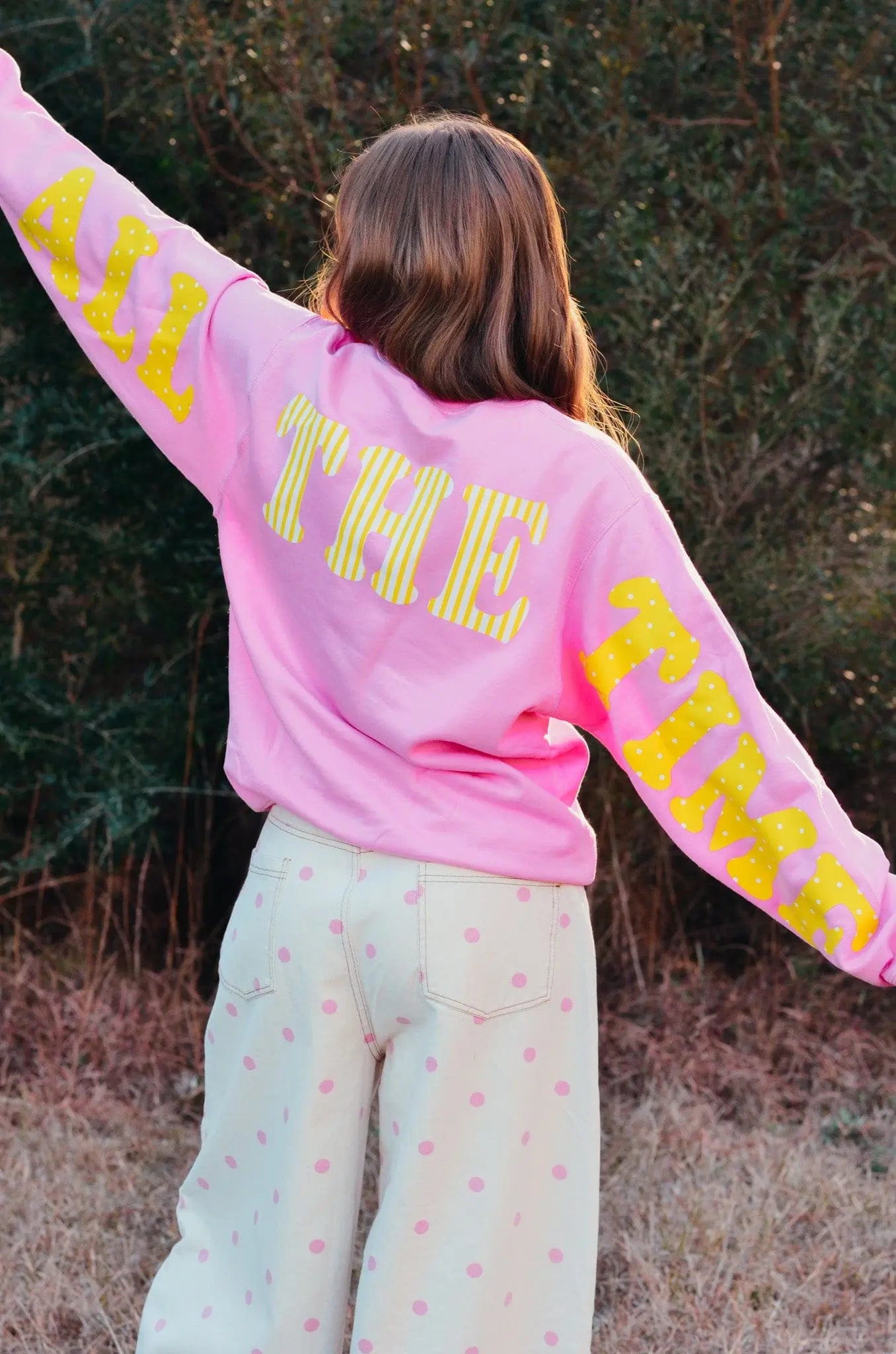 God Is Good Pink Sweatshirt Southern Bliss Company