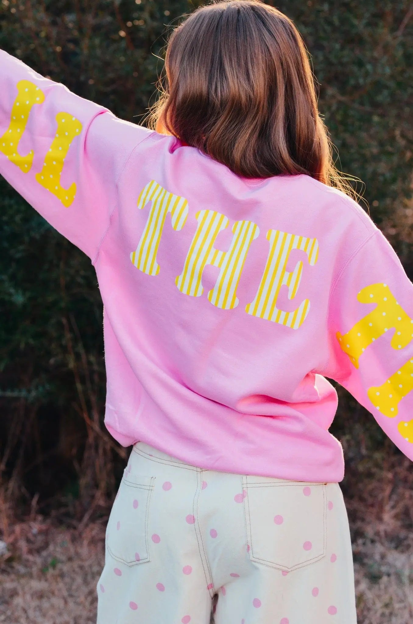 God Is Good Pink Sweatshirt Southern Bliss Company