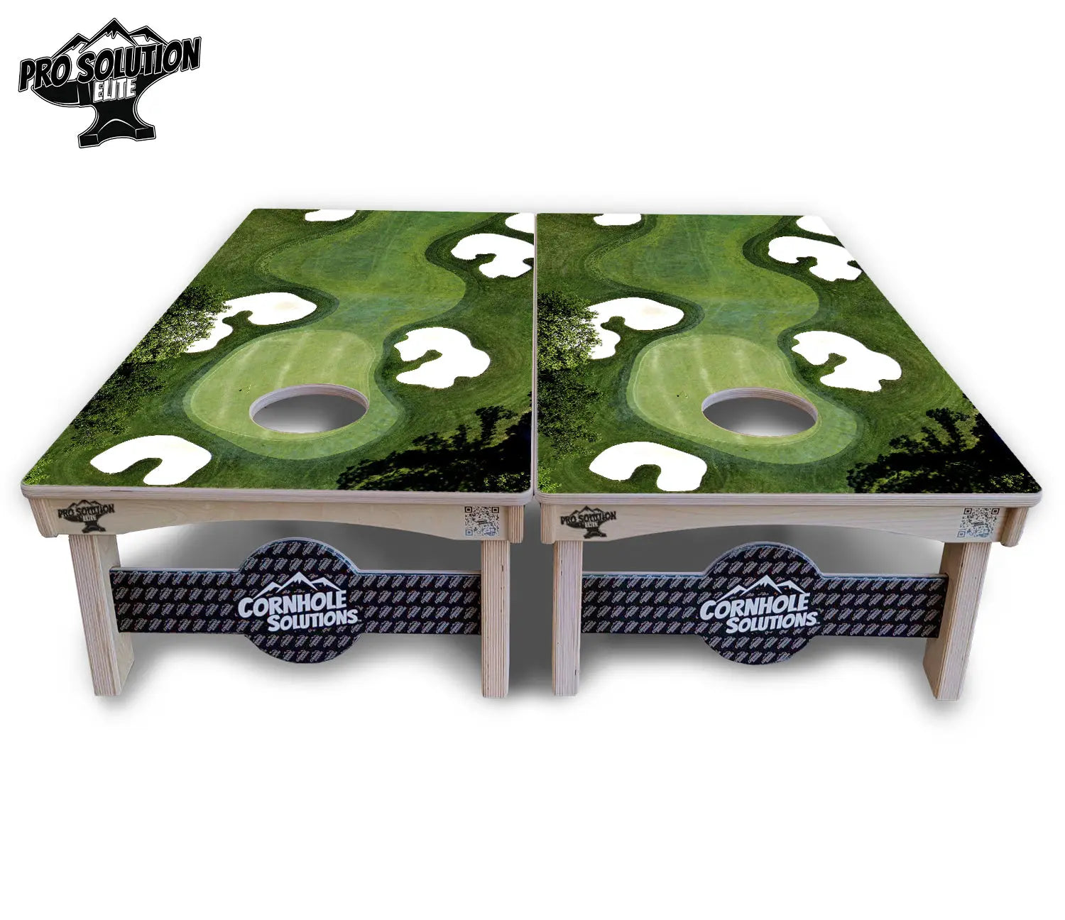 Golf Course Cornhole Boards - Pro Solution Elite Series by Cornhole Solutions, custom cornhole board detail photo 3