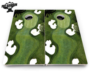 Golf Course Cornhole Boards - Pro Solution Elite Series by Cornhole Solutions, custom cornhole board detail photo 4
