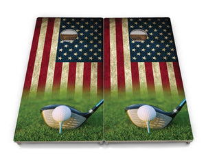 Golf Tee Flag Cornhole Boards - Professional Tournament Series by Cornhole Solutions, Southern lifestyle apparel detail photo 3