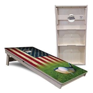 Golf Tee Flag Cornhole Boards - Professional Tournament Series by Cornhole Solutions, Southern lifestyle apparel detail photo 5