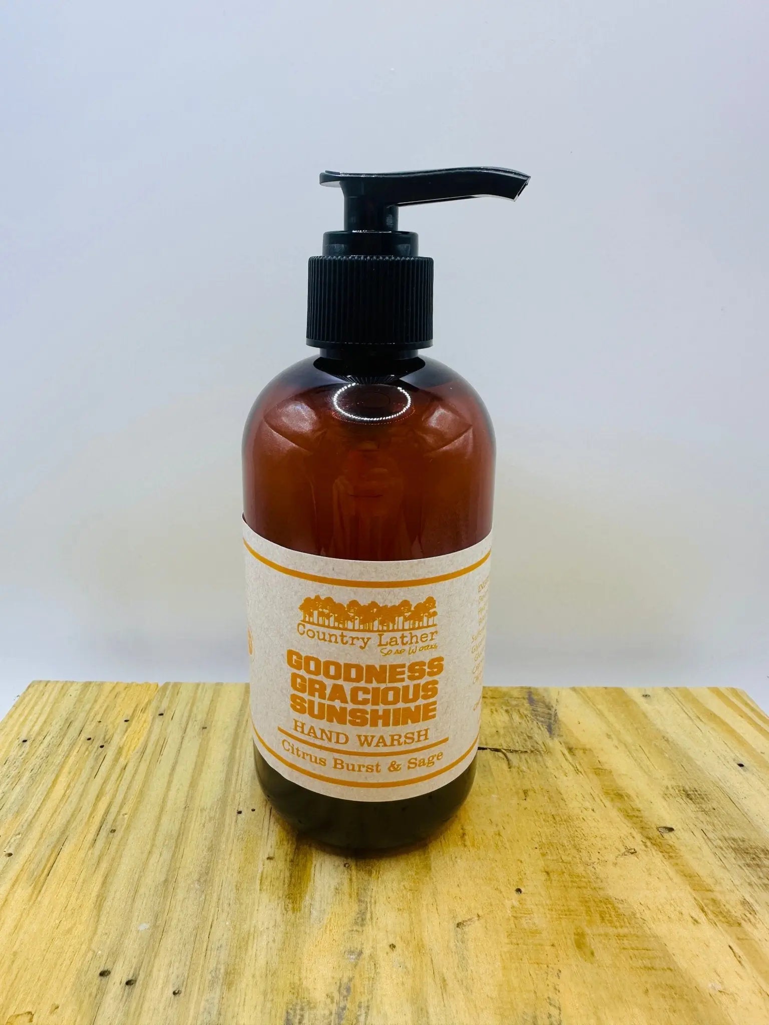 Goodness Gracious Sunshine hand warsh by Country Lather Soap Works