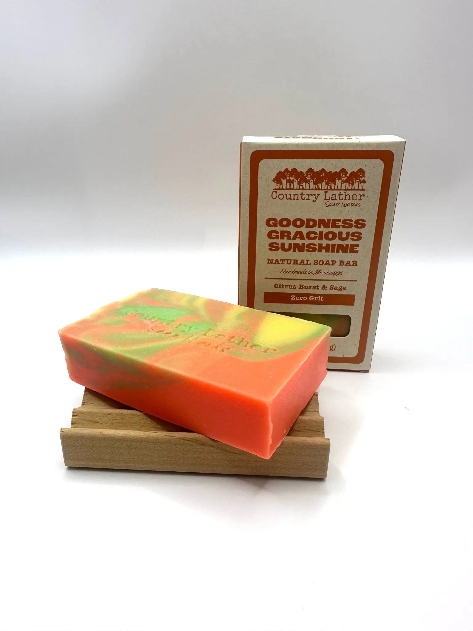 Goodness Gracious Sunshine soap bar by Country Lather Soap Works