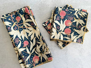 Gooseberry Cloth Napkins, set of four by Dot and Army, cloth napkins detail photo 2