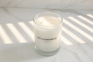 Got a Comforter? - Soy Wax Candle 11oz with Lid by Michaelangelocandles, scented candle detail photo 5