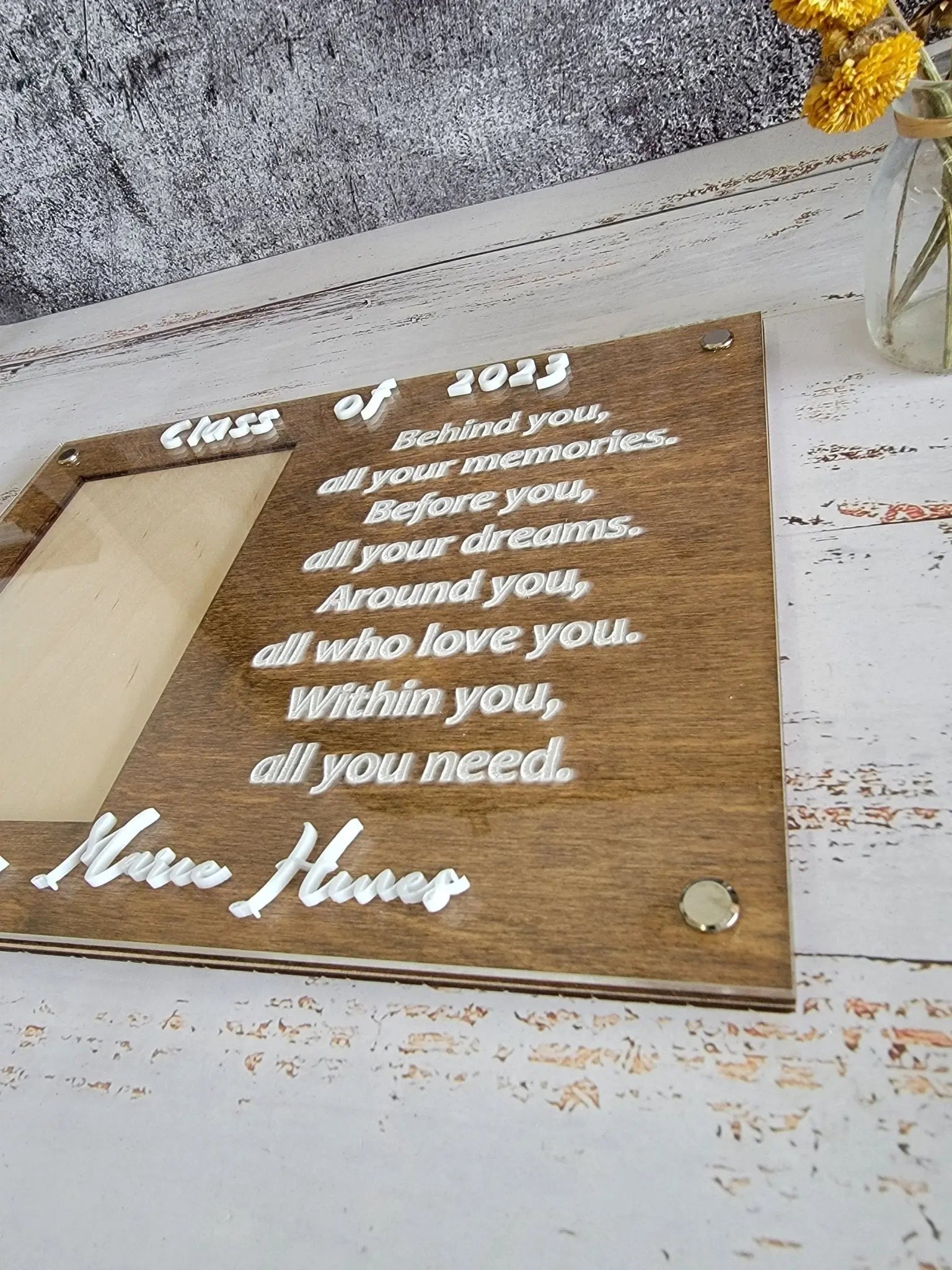 Graduation Picture Frame by EverLee Creations, Southern home decor detail photo 5