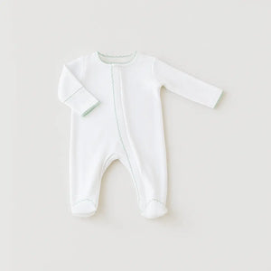 Green Newborn Take Me Home Set by Nola Tawk, children's boutique clothing detail photo 2