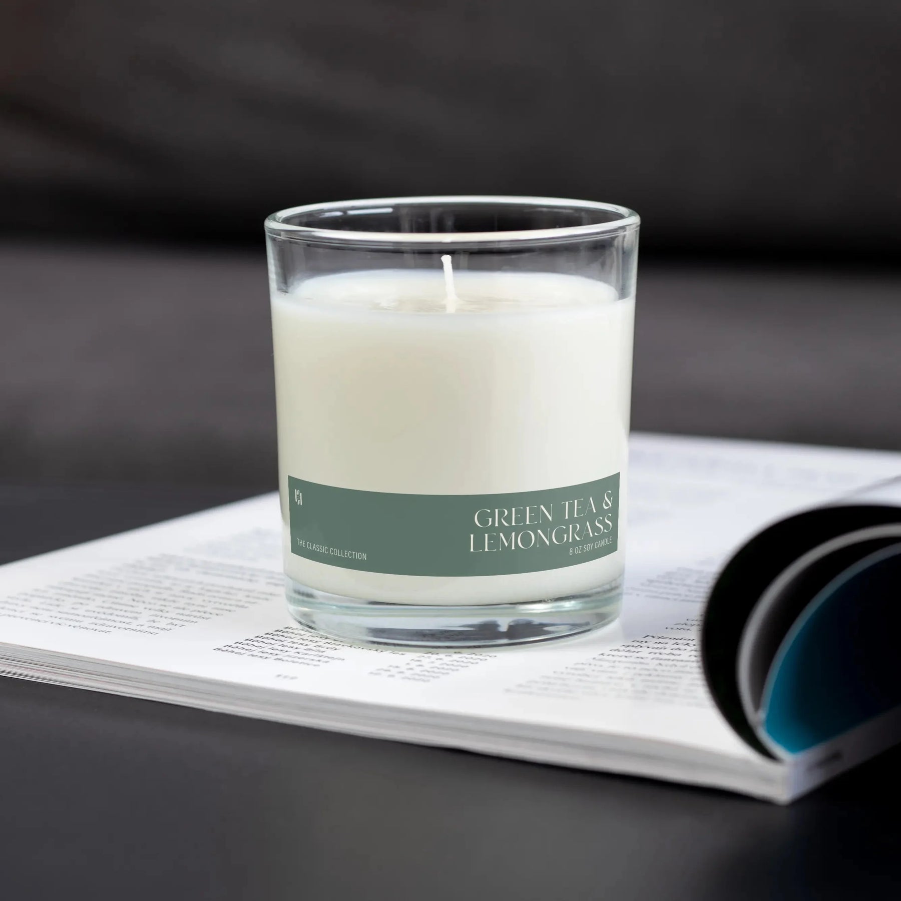 Green Tea & Lemongrass Soy Candle