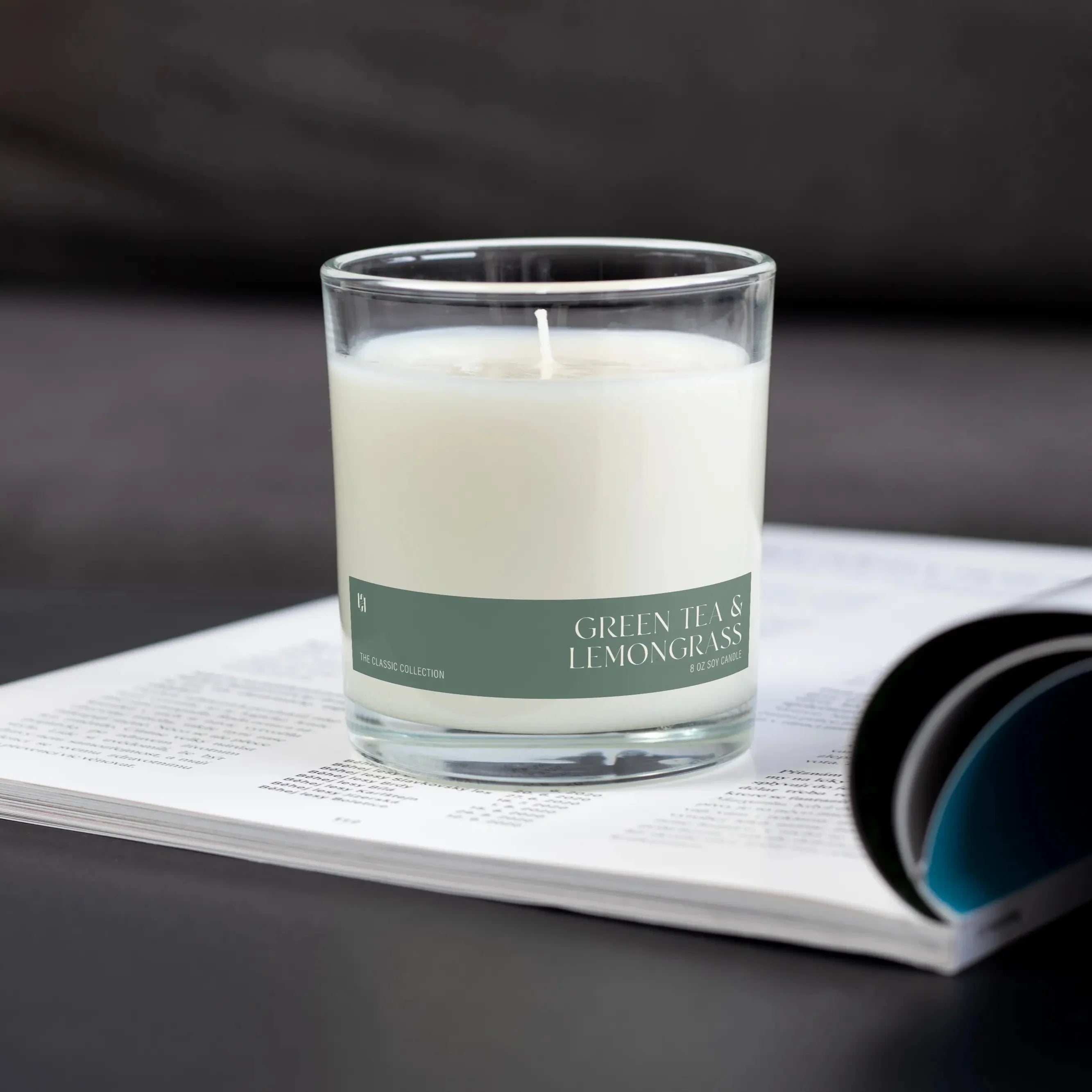 Green Tea & Lemongrass Soy Candle