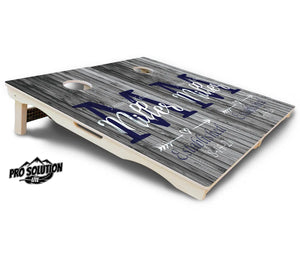Grey Slat Wood Design - Pro Solution Lite Series by Cornhole Solutions, Southern home decor detail photo 5