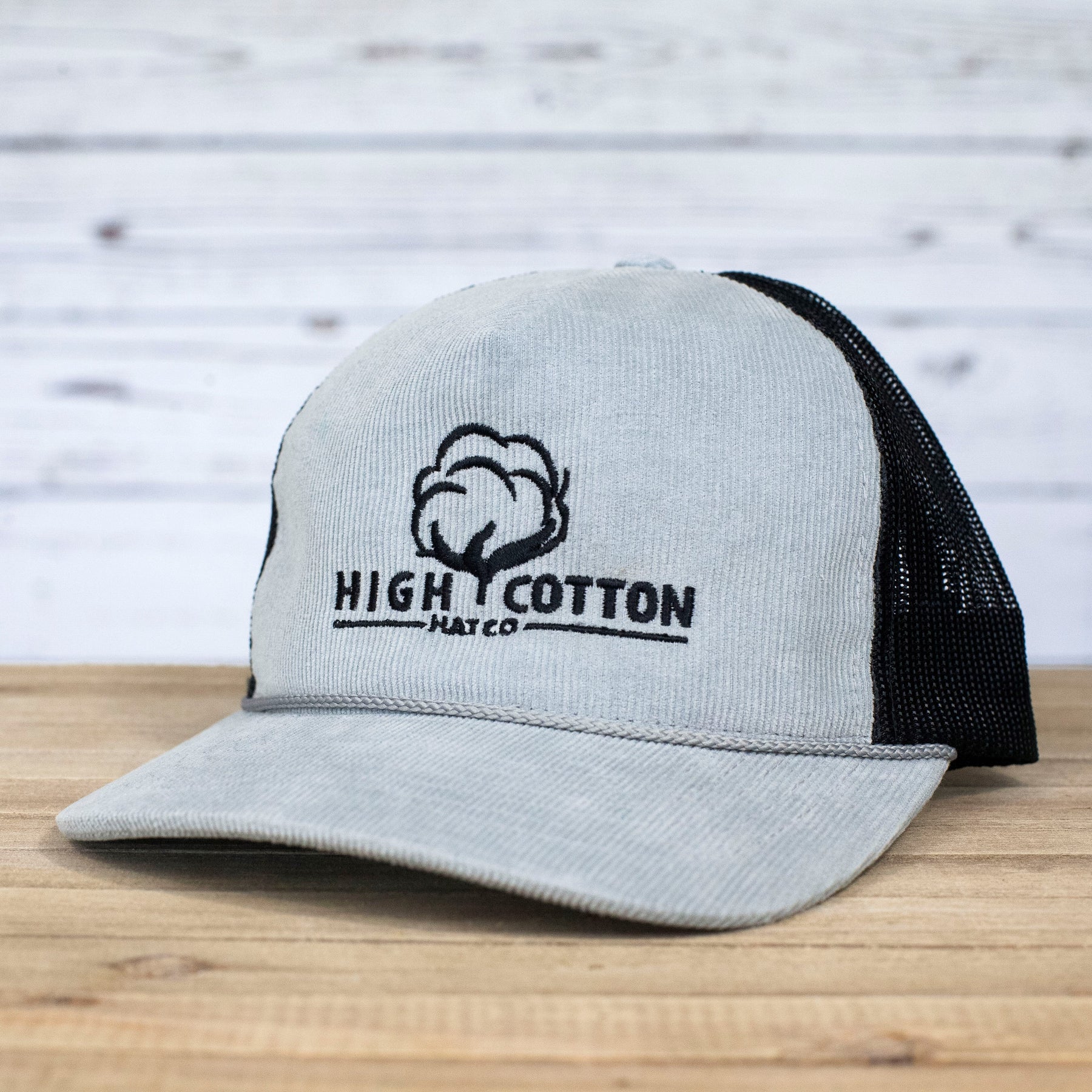 Old School Deep South Grey Hat by High Cotton Hat Co in Texas
