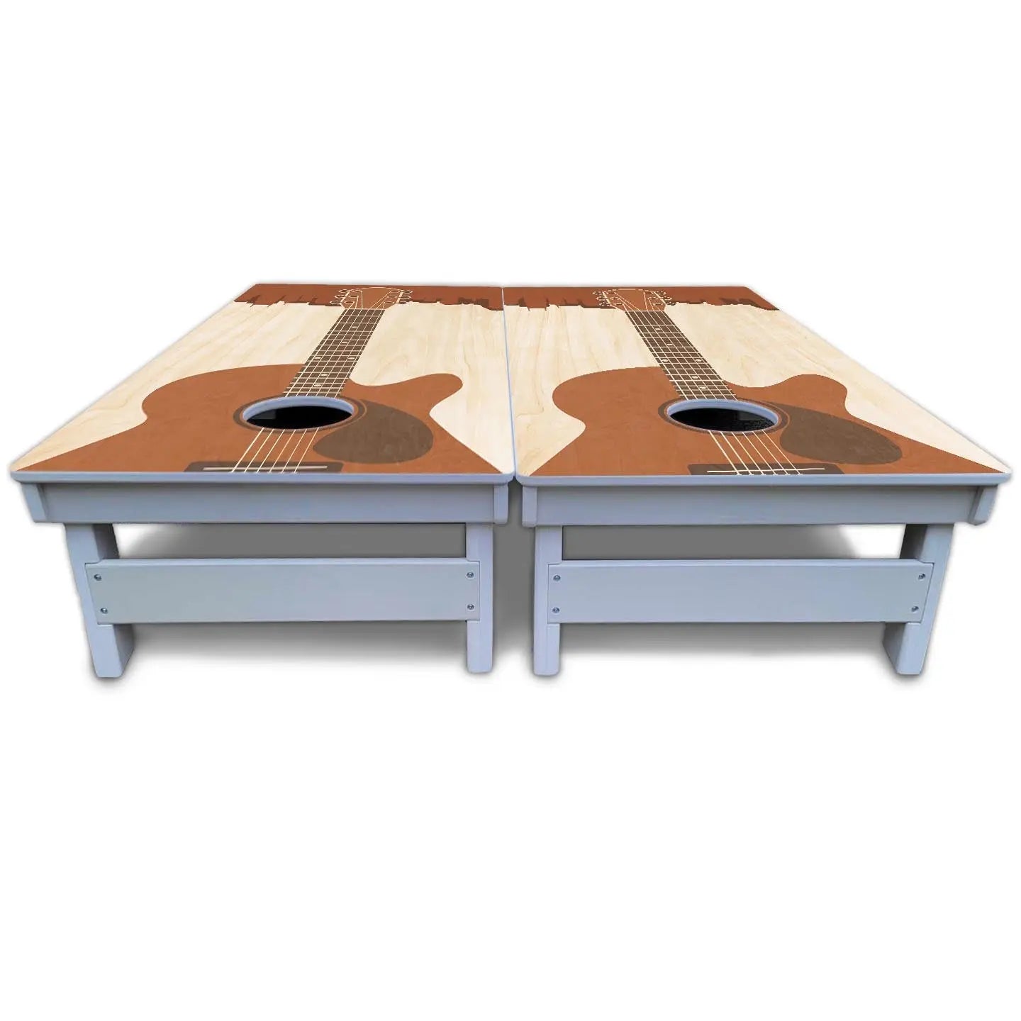 Guitar Cornhole Boards - All Weather Series by Cornhole Solutions, custom cornhole board detail photo 5