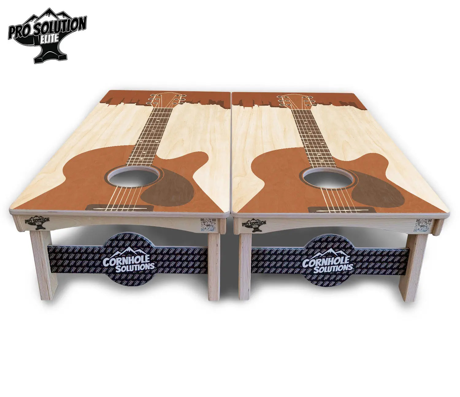 Guitar Cornhole Boards - Pro Solution Elite Series by Cornhole Solutions, custom cornhole board detail photo 3