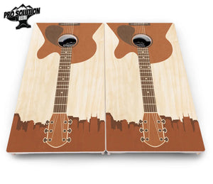Guitar Cornhole Boards - Pro Solution Elite Series by Cornhole Solutions, custom cornhole board detail photo 4