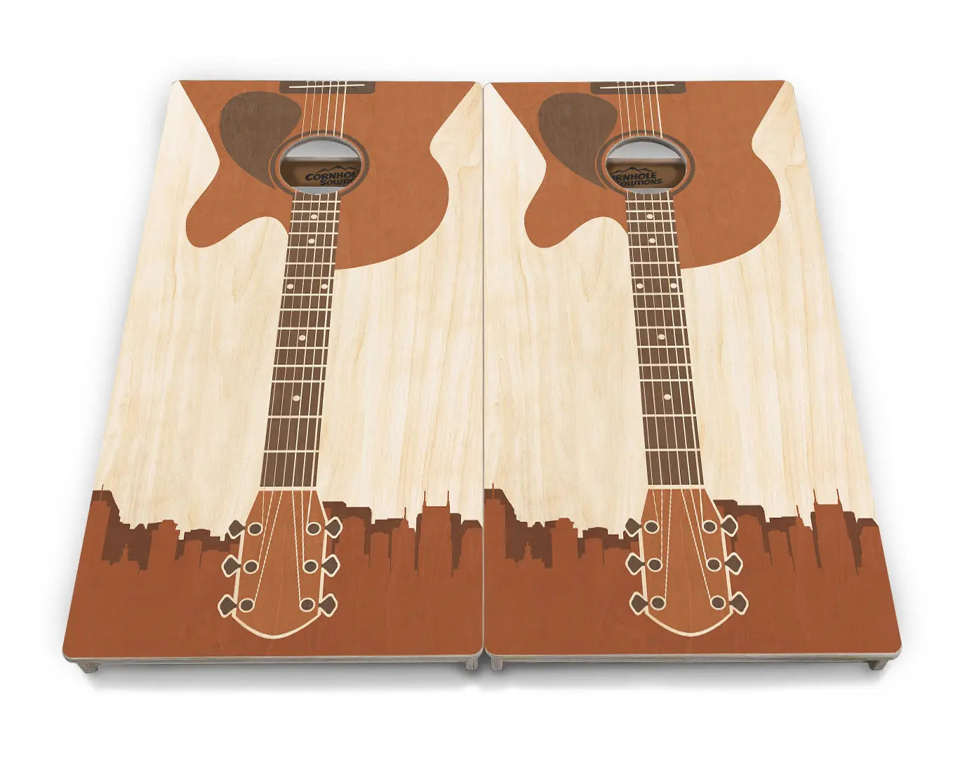 Guitar Design Cornhole Boards - Professional Tournament Series by Cornhole Solutions, Southern home decor detail photo 3