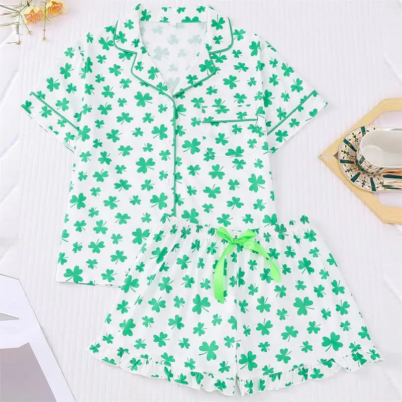 Women's Soft Shorts Pajama Set by The Mississippi Mermaid Mercantile - view 11