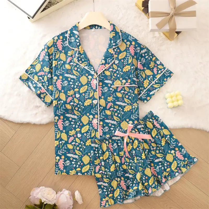 Women's Soft Shorts Pajama Set by The Mississippi Mermaid Mercantile - view 8