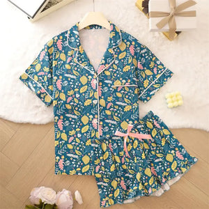 Women's Soft Shorts Pajama Set by The Mississippi Mermaid Mercantile - view 8