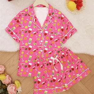 Women's Soft Shorts Pajama Set by The Mississippi Mermaid Mercantile - view 7