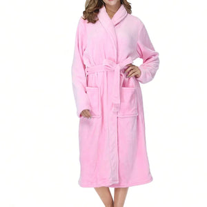 Women's Plush Fleece Robe by The Mississippi Mermaid Mercantile