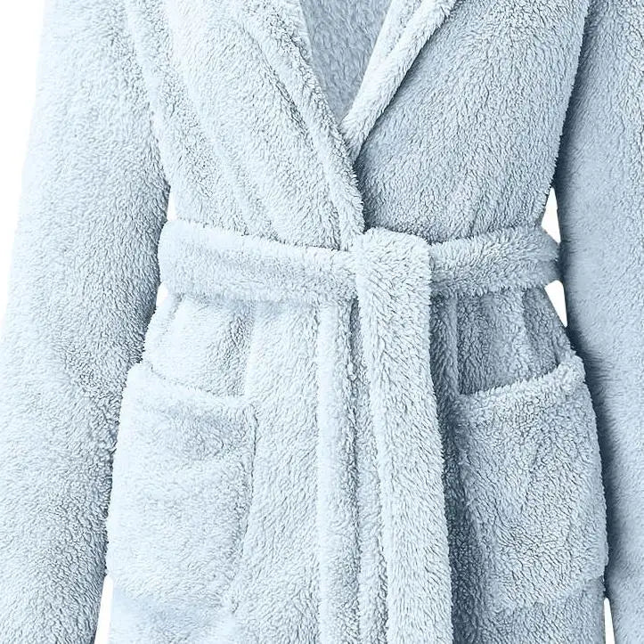 Women's Hooded Velour Bathrobe by The Mississippi Mermaid Mercantile - view 16