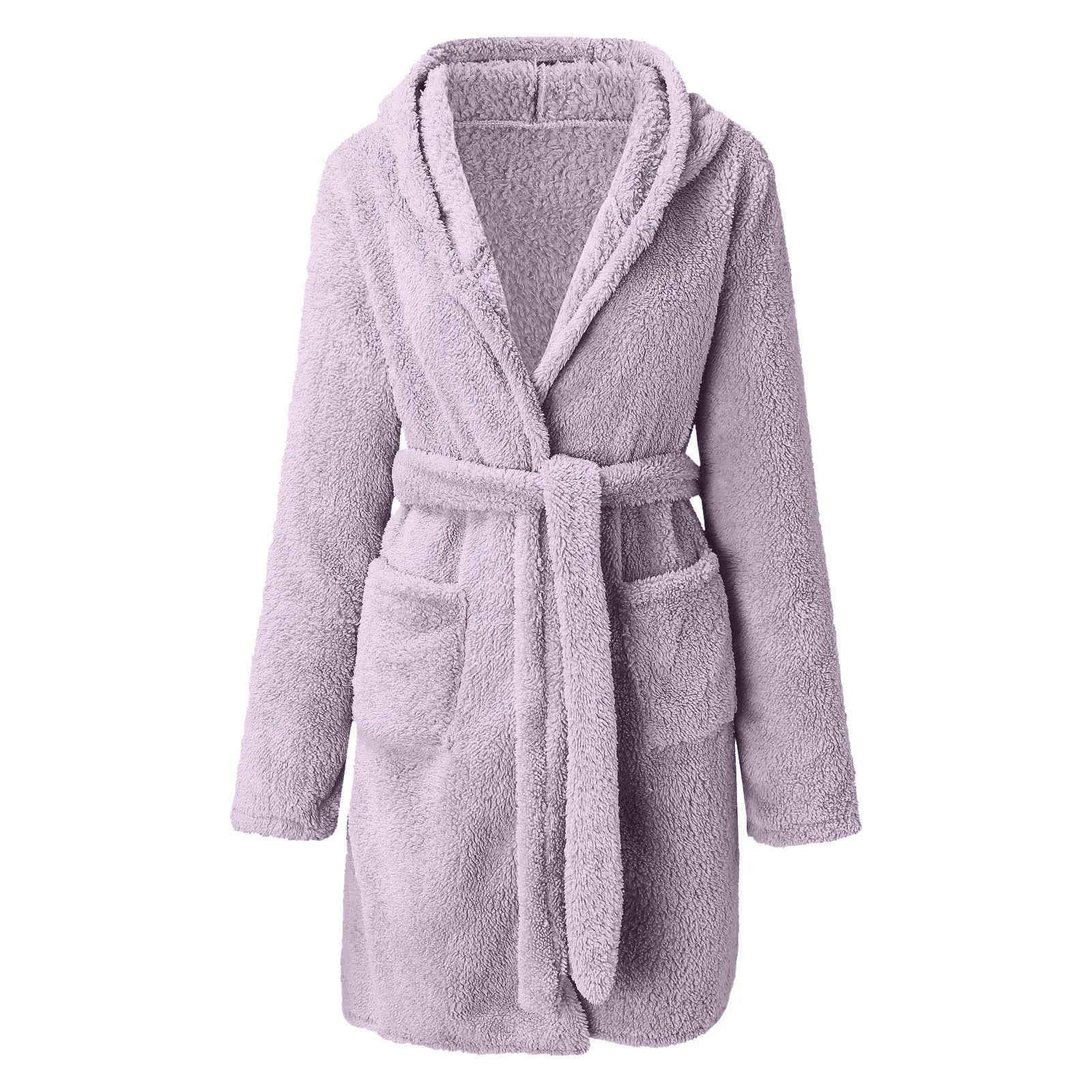 Women's Hooded Velour Bathrobe by The Mississippi Mermaid Mercantile - view 8