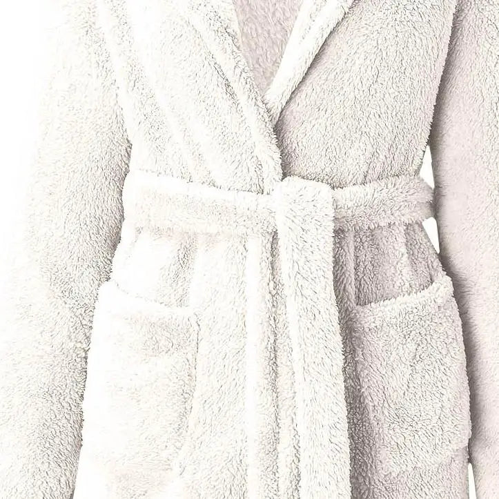 Women's Hooded Velour Bathrobe by The Mississippi Mermaid Mercantile - view 9