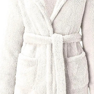 Women's Hooded Velour Bathrobe by The Mississippi Mermaid Mercantile - view 9