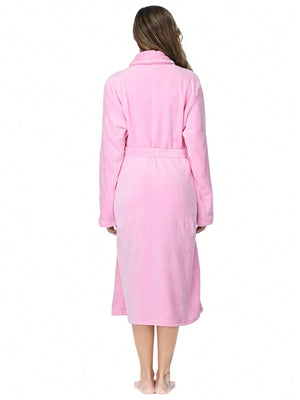 Women's Plush Fleece Robe by The Mississippi Mermaid Mercantile - view 6