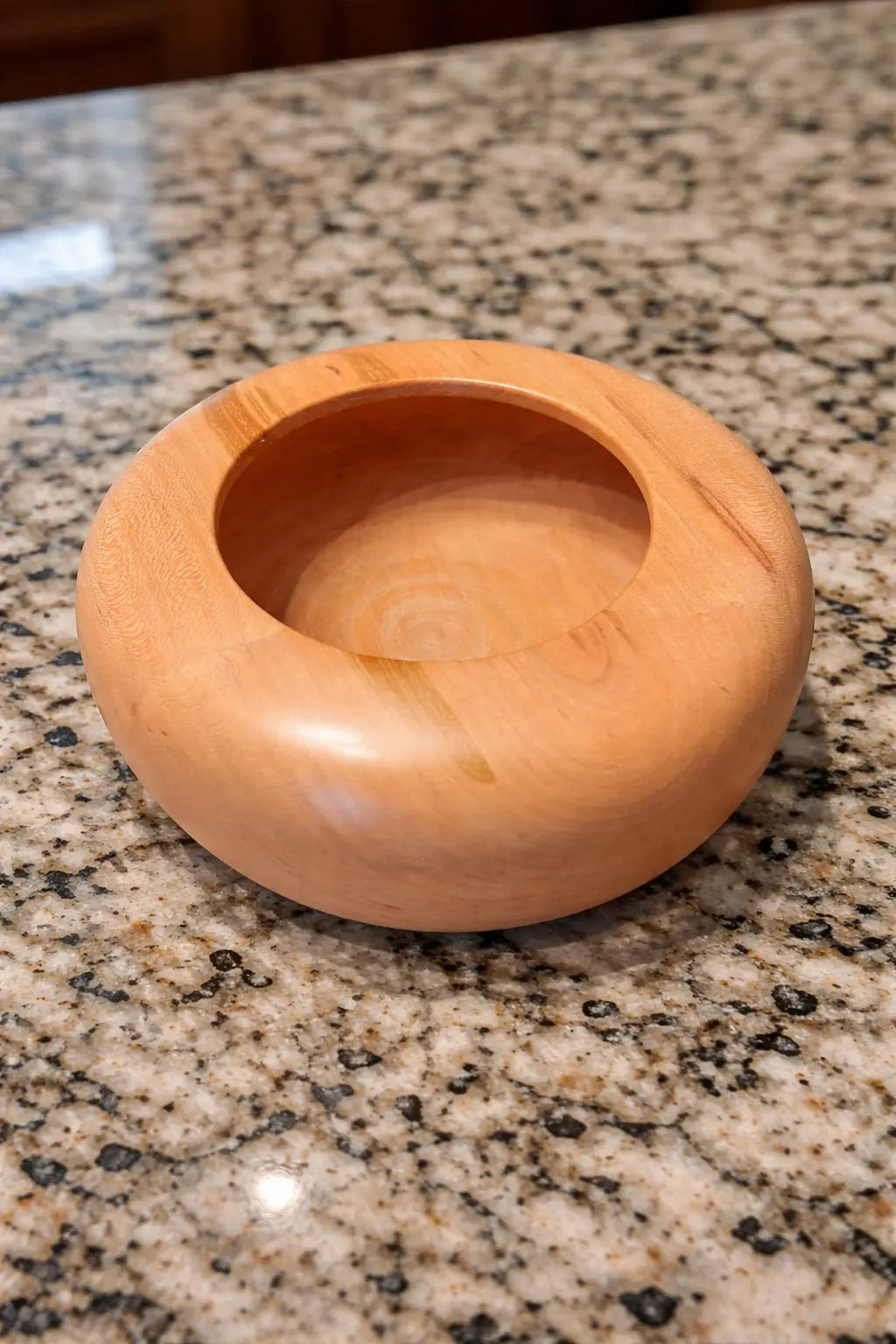 HAND TURNED CHERRY BOWL - 8.75" X 3.5" Paw Paw’s Woodshop of Mississippi